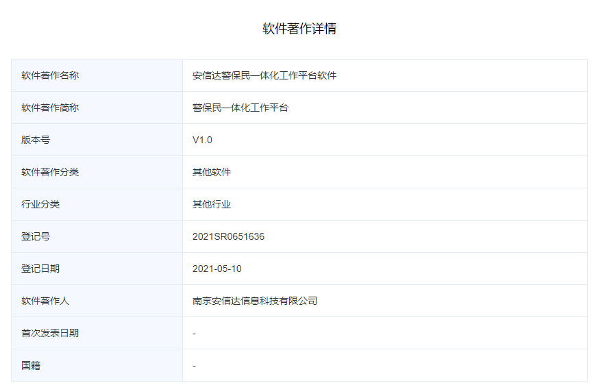 警保民一体化工作平台