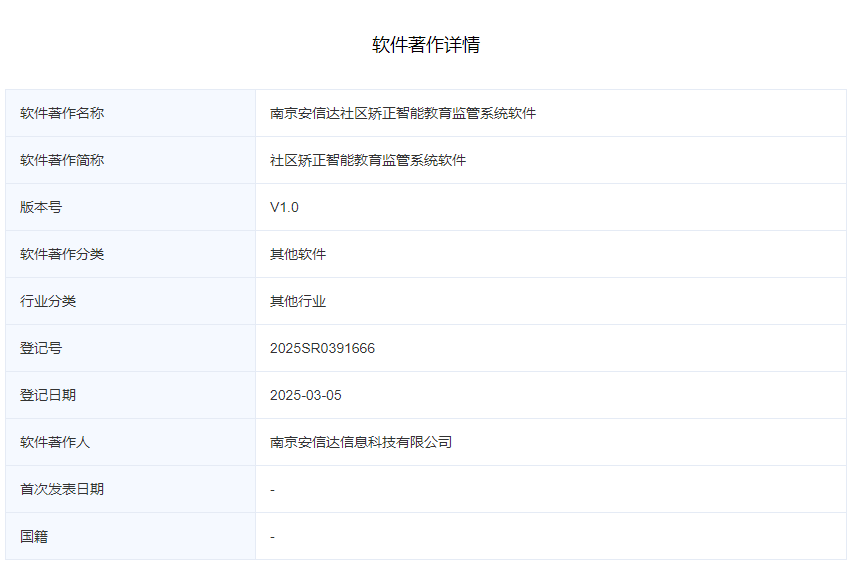 社区矫正智能教育监管系统软件
